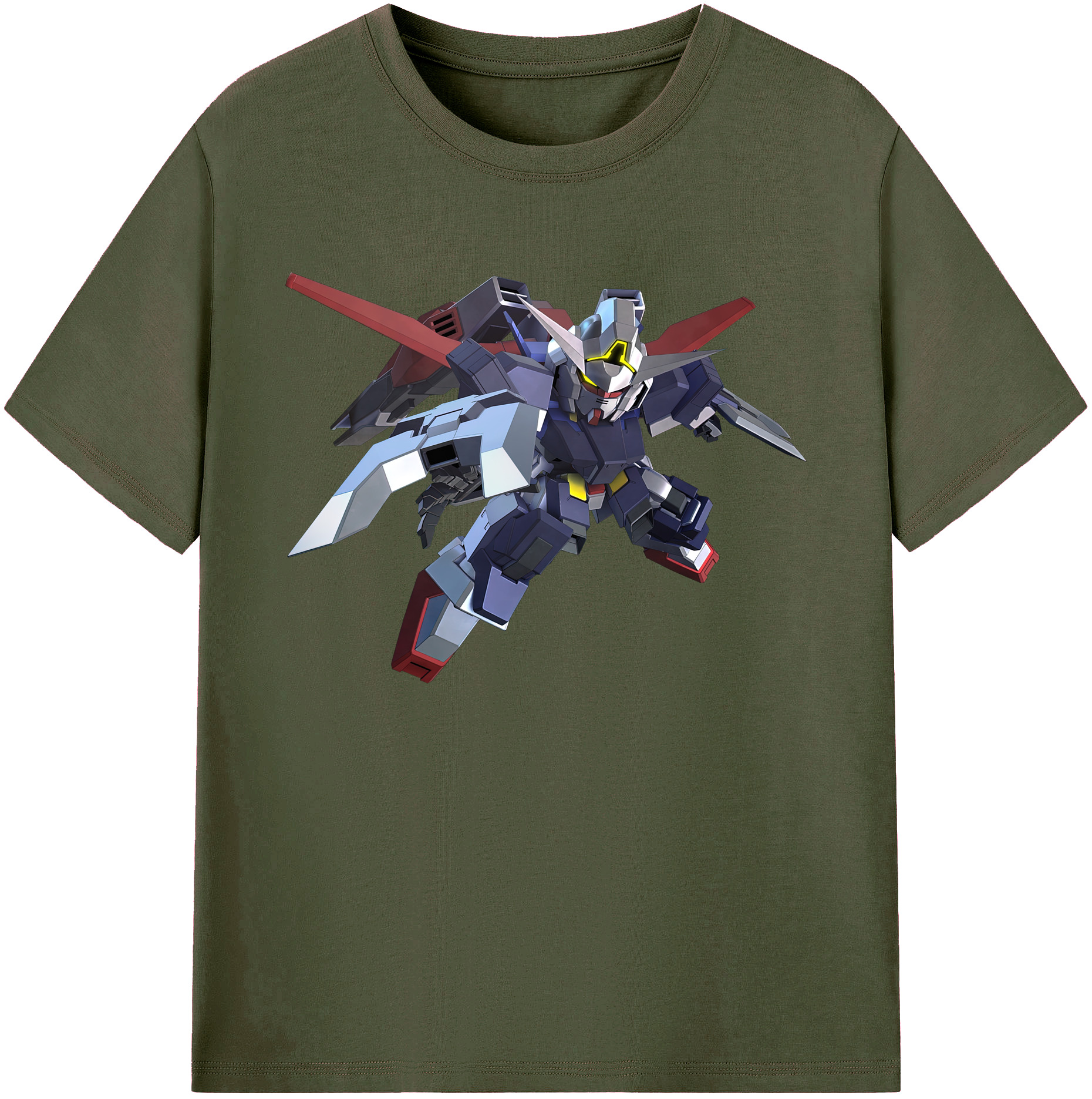 （画像用） 機動戦士ガンダム Mobile Suit Gundam 綿100％ メンズ半袖Tシャツ｜肌触りやわらか＆通気性
